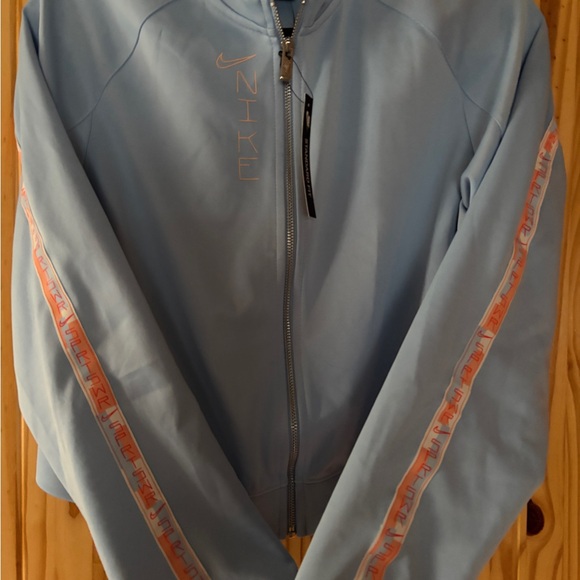 Nike Women's Sky Blue Bomber Jacket - Picture 2 of 6
